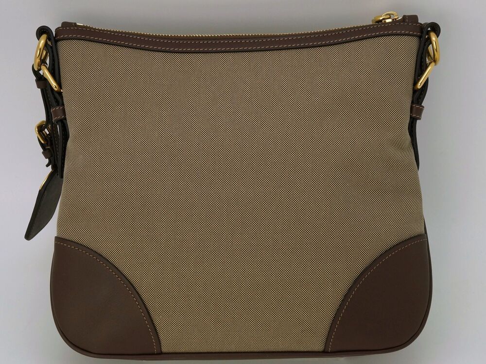 Prada Canvas Bag Jacquard Shoulder Logo